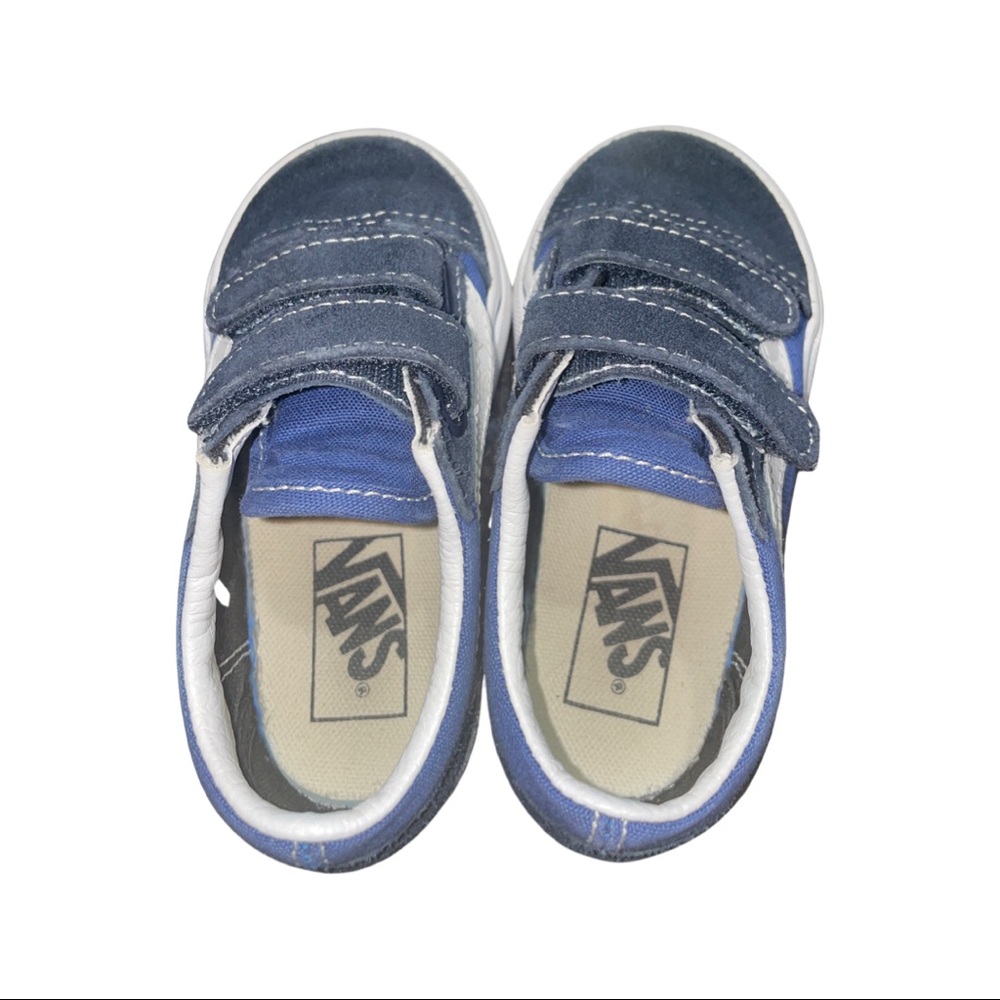 Vans Kids Sneakers Blue and White - Picture 2 of 4